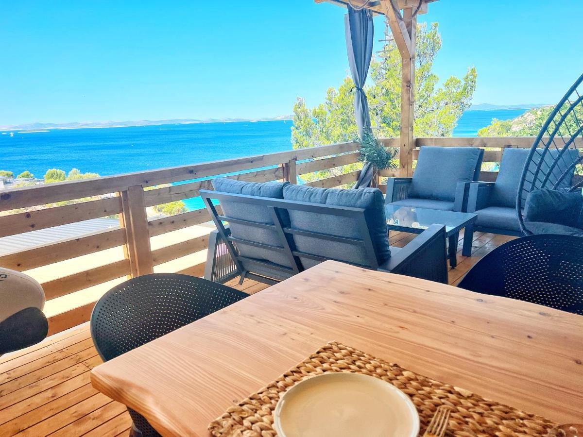 D-View Premium Mobile Home - Panoramic Seaview - 150 M From Beach, Free Parking Drage Exteriör bild