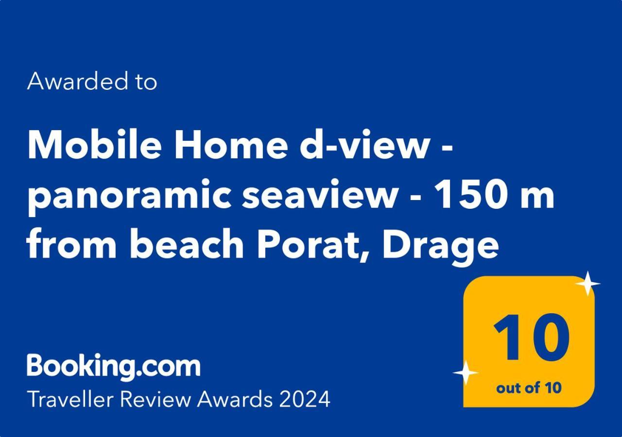 D-View Premium Mobile Home - Panoramic Seaview - 150 M From Beach, Free Parking Drage Exteriör bild