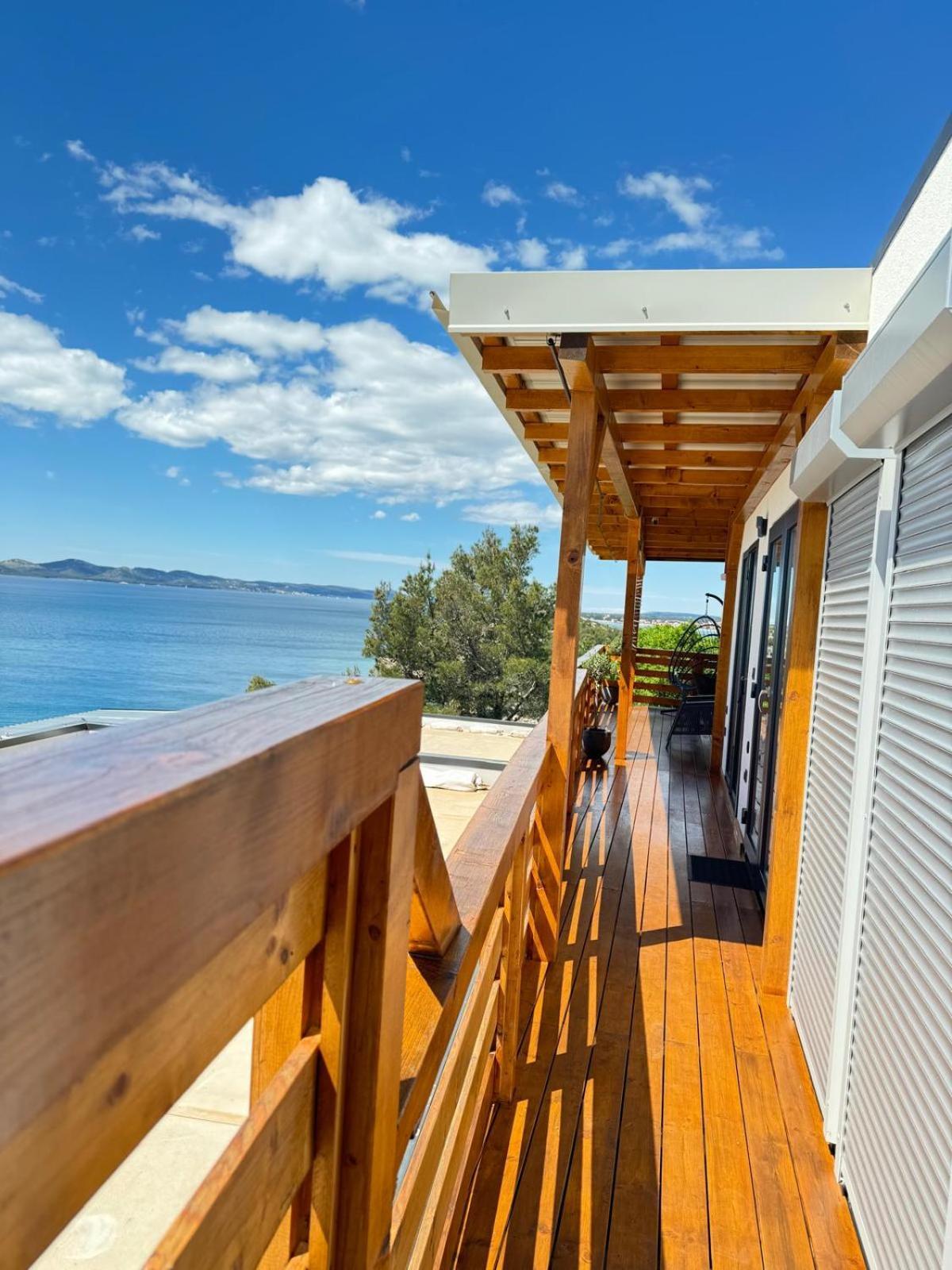 D-View Premium Mobile Home - Panoramic Seaview - 150 M From Beach, Free Parking Drage Exteriör bild